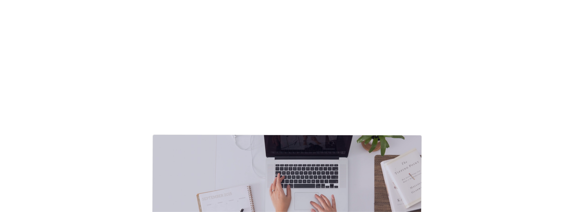 Laptop on desk